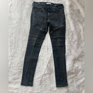 Black Denim Washed Jeans